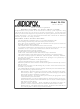 Audiovox Professional PS-230I Owner's Manual
