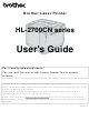 Brother HL-2700CN series User Manual