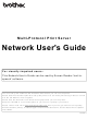 Brother HL-4200CN Network User's Manual