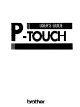 Brother P-touch PT-6 User Manual