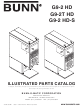 Bunn G9-2 HD Illustrated Parts Catalog