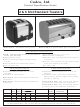 Cadco CBT-2 Specifications