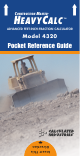 Calculated Industries Construction
Master HeavyCalc 4320 Pocket Reference Manual
