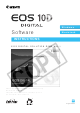 Canon EOS 10D Software Instructions