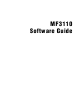 Canon imageCLASS MF3110 Software Manual