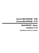 Canon MultiPASS C70 Software User's Manual