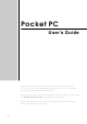 Casio Cassiopeia Pocket PC User Manual