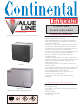Continental Refrigerator CGC50 Specifications