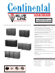 Continental Refrigerator BBC50 Specifications