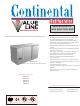 Continental Refrigerator BBUC50 Specifications