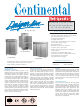 Continental Refrigerator DL1WE-SS-PT Specifications