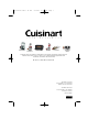 Cuisinart CEC-7 Instruction/Recipe Booklet