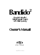 Avital Bandido 2 Owner's Manual
