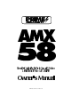 Prime Security Prime AMX 58 Owner's Manual