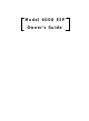 DEI 6000 ESP Owner's Manual