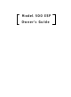 DEI 500 ESP Owner's Manual