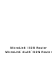 Devolo MicroLink dLAN ISDN Router User Manual