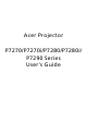 Acer P7290 User Manual