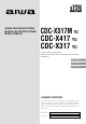 AIWA CDC-X317 Operating Instructions Manual