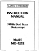Elenco Electronics MO-1252 Instruction Manual