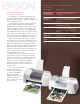 Epson Stylus Color 480SX Brochure