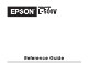 Epson PhotoPC L-500V Reference Manual