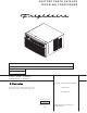 Frigidaire FAC085K7A7 Factory Parts Catalog