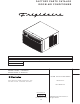 Frigidaire FAC089L7A1 Factory Parts Catalog
