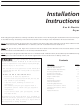 Frigidaire GLGR642AS5 Installation Instructions Manual
