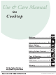 Frigidaire GLGC36S9ESA Use & Care Manual