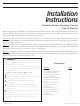 Frigidaire GLEH1642DS0 Installation Instructions Manual