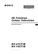 Sony KV-14CT1B Instruction Manual