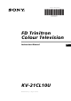 Sony KV-21CL10U Instruction Manual