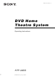 Sony HTP-36SS Operating Instructions Manual