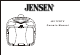 Jensen JE17FDTV Owner's Manual