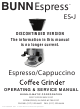 Bunn ESJ Operating & Service Manual