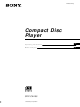 Sony CDP-CX450 Operating Instructions Manual