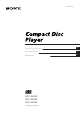 Sony CDP-XE200 Operating Instructions Manual