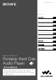 Sony Network Walkman NW-HD3 Operating Instructions Manual
