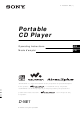 Sony D-NE1 Operating Instructions Manual