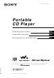 Sony Walkman D-NE511 Operating Instructions Manual