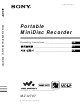 Sony MZ-N707 Operating Instructions Manual
