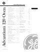 GE SCA1000 - Profile: 1.4 cu. Ft. Advantium Microwave Oven Owner's Manual