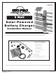 GTO FM-122 Installation Manual
