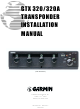 Garmin 320A Installation Manual