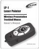 Califone Laser Pointer LP-1 Owner's Manual