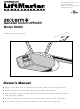Chamberlain 3500D Owner's Manual
