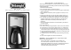 DeLonghi DC 77 TC Owner's Manual