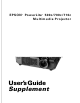 Epson ActionNote 500C User Manual Supplement