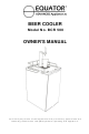 Equator BCR 500 Owner's Manual